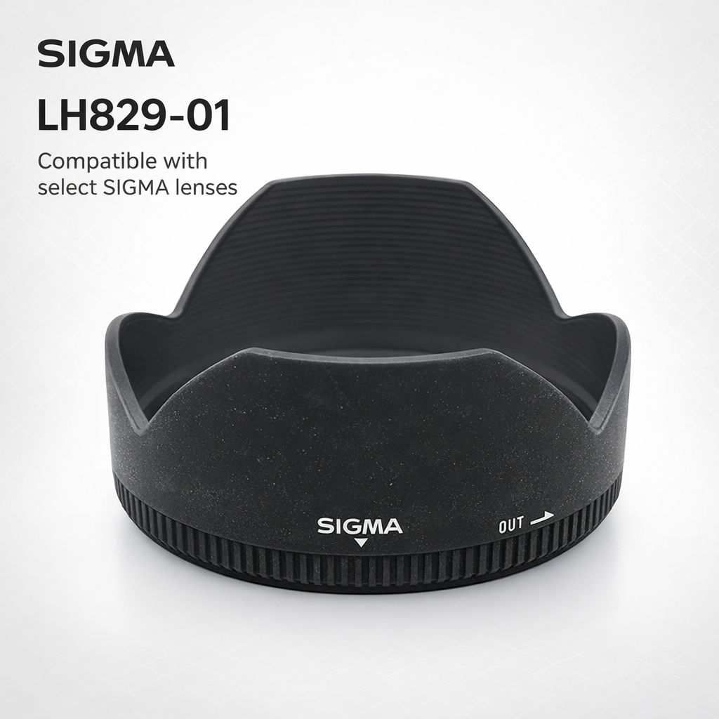 SIGMA เลนส์ฮูดกล้องรุ่น LH829-01 | Lens Hood สำหรับเลนส์ SIGMA ลดแสงสะท้อน