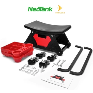 NeoTank เก้าอี้ซ่อมรถ รับน้ำหนัก 200kg มีล้อเลื่อน แข็งแรง พร้อมถาดใส่เครื่องมือ 3 ช่อง และลิ้นชัก