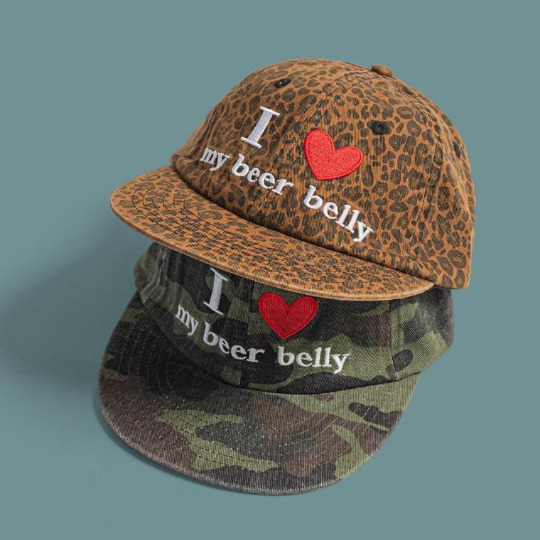 หมวกเบสบอล แบบนิ่ม ปัก I ♥ BEER มี 2สี คุณภาพสู สไตล์วินเทจ