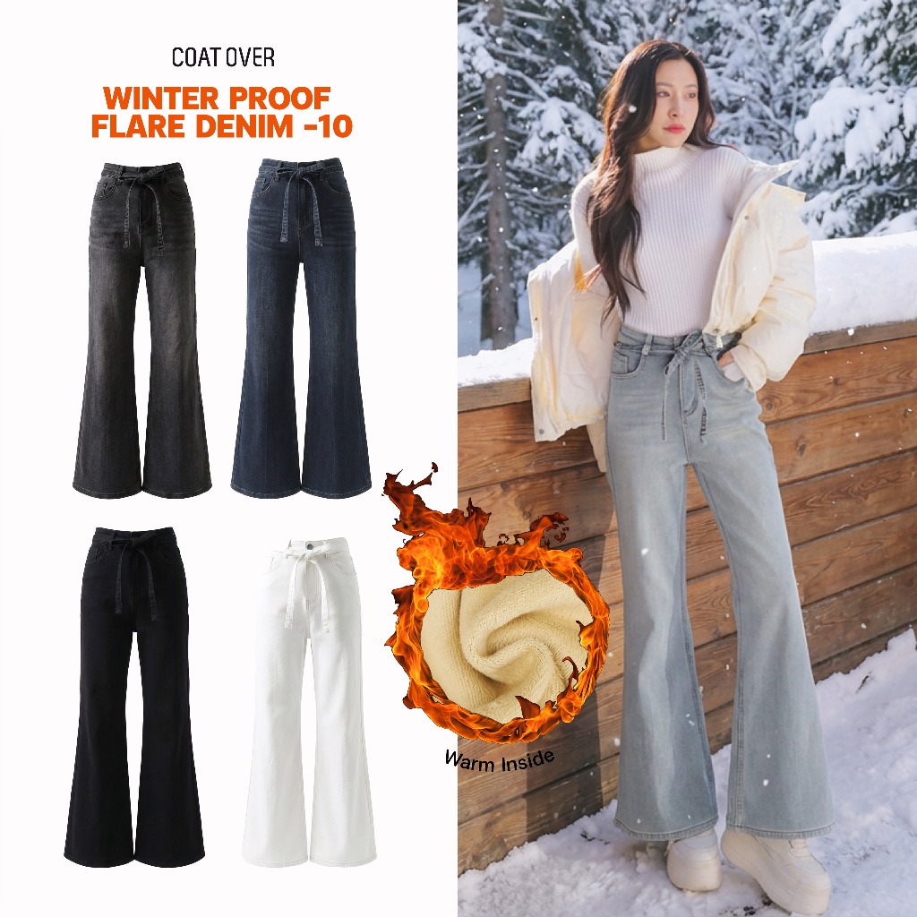 CO0993 Winter Proof Flare Denim -10