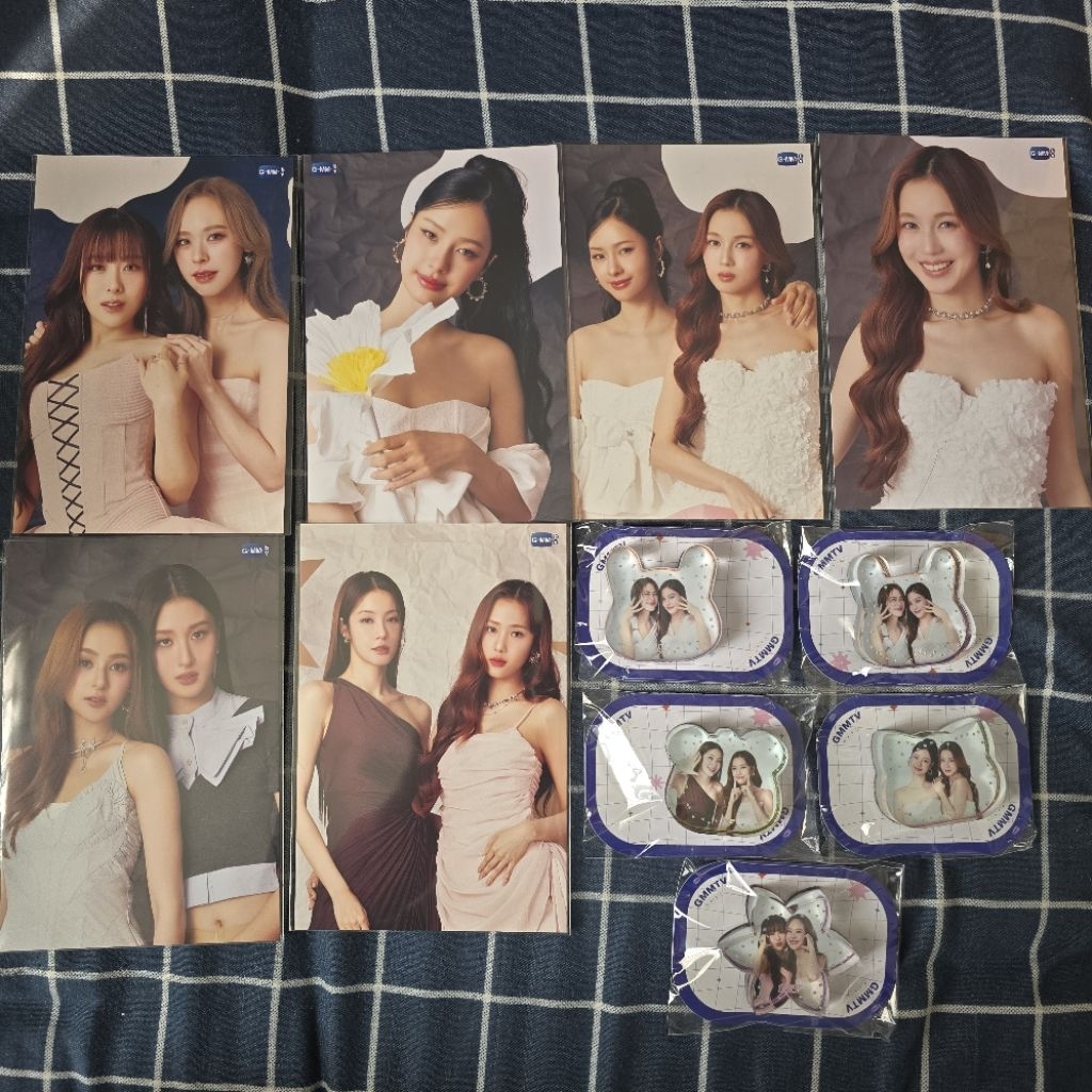 Gasha Acrylic Magnet GMMTV Girls - EmiBonnie NamtanFilm MilkLove ViewMim JuneMewnich