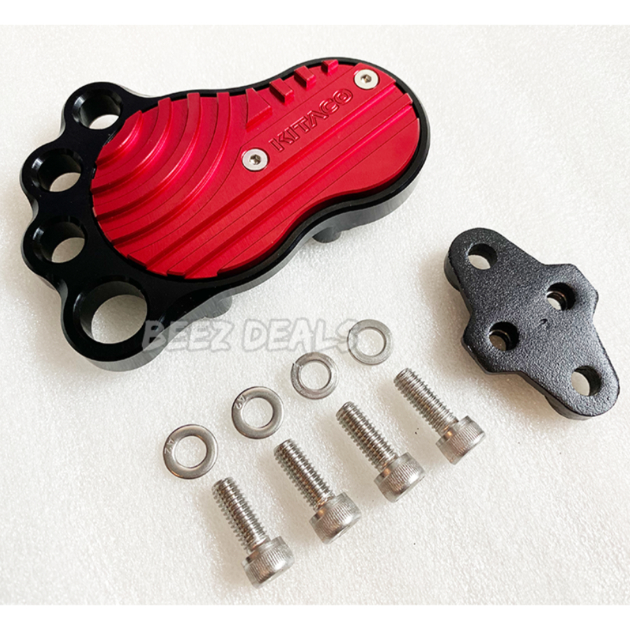 KITACO คิตะโกะ บิ๊กฟุต แป้นเบรค (ดำแดง) Honda Monkey 125 | Dax 125 | MSX 125 | MSX 125 SF | Grom 125