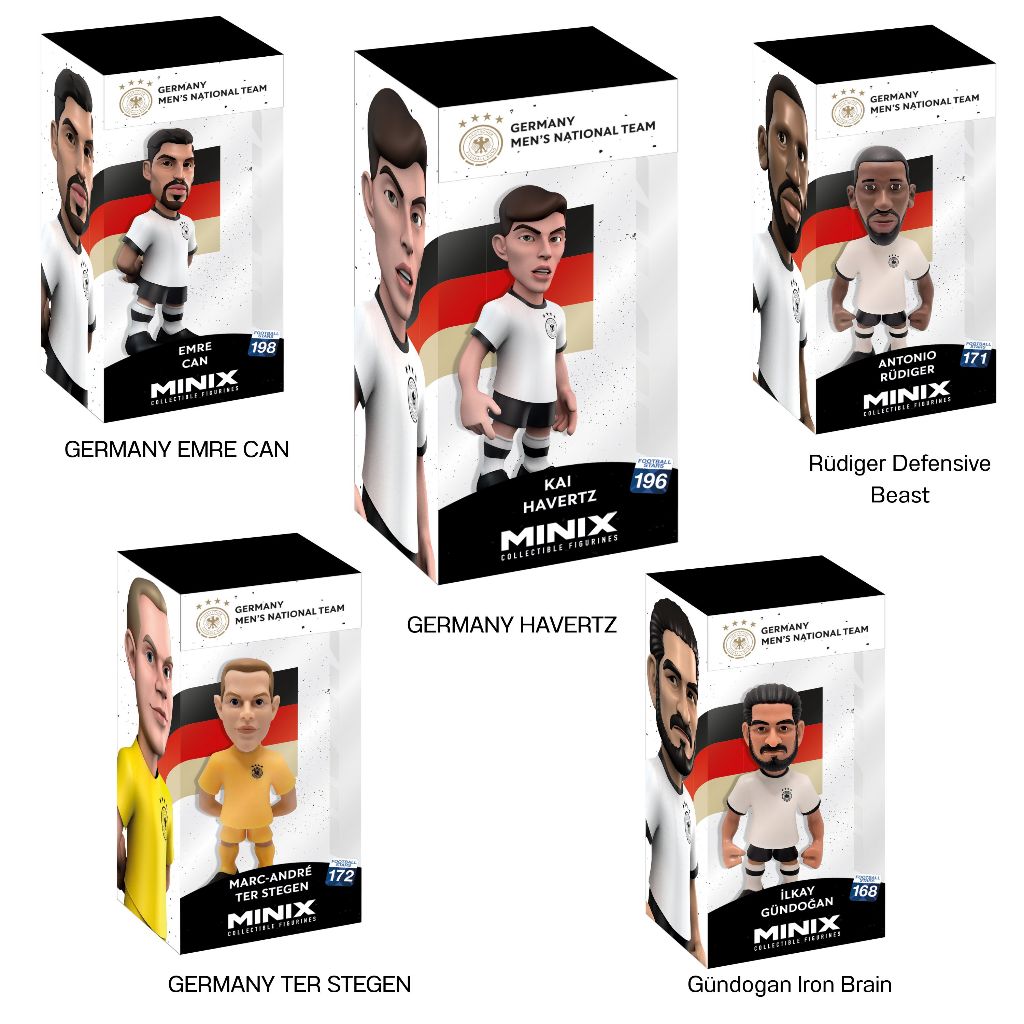MINIX Football Germany Football Figures Set – Collector Edition - เซ็ตฟิกเกอร์นักฟุตบอลทีมชาติเยอรมนี   รหัส GERMANY