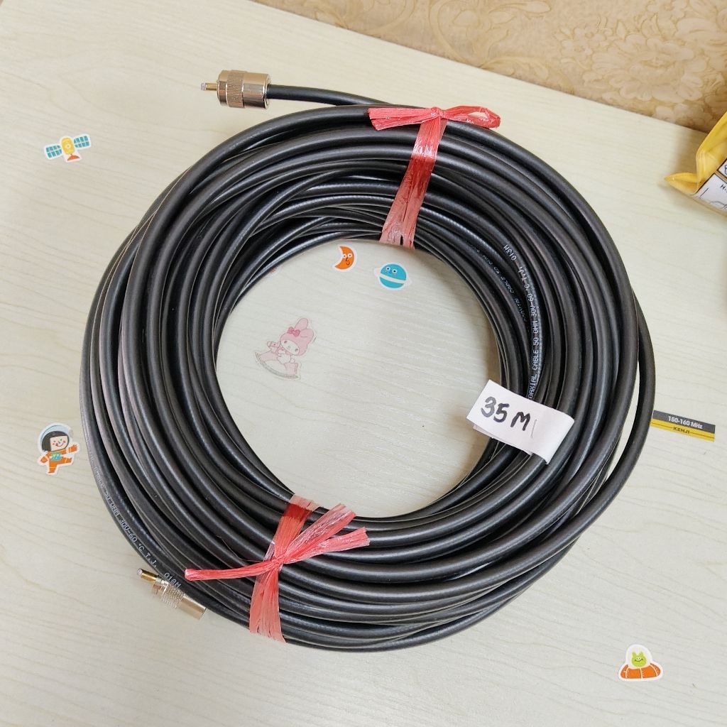 5DFB/TSLสายสัญญาณวิทยุสื่อสารพร้อมขั้วPL259+PL259