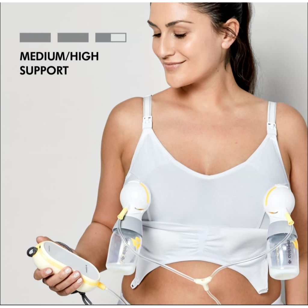 เสื้อชั้นในให้นม และปั๊มน้ำนมแบบ 3-in-1 ของ Medela (Medela 3-in-1 Nursing and Pumping Bra)
