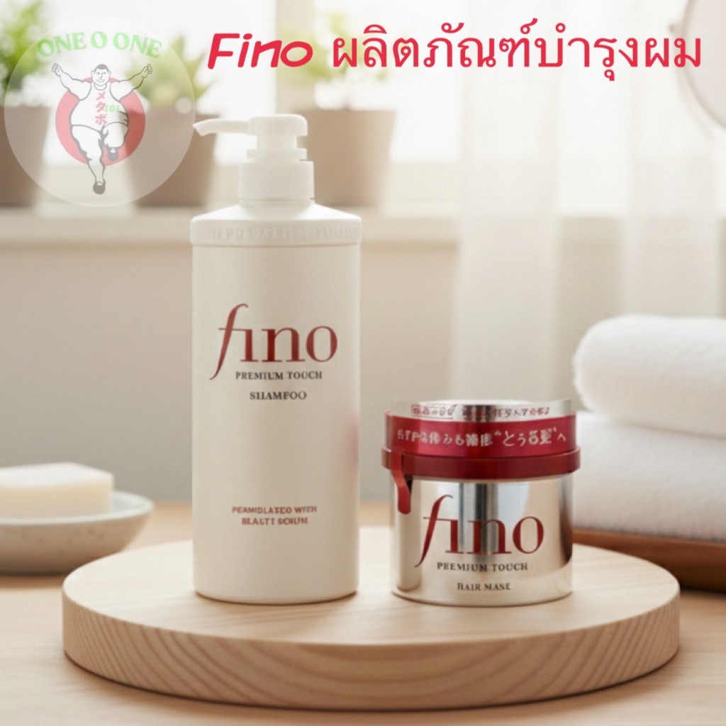 Shiseido Fino  Premium Hair Mask  แชมพู แฮร์มาร์ค ของแท้นำเข้าญี่ปุ่น(4901872837144)