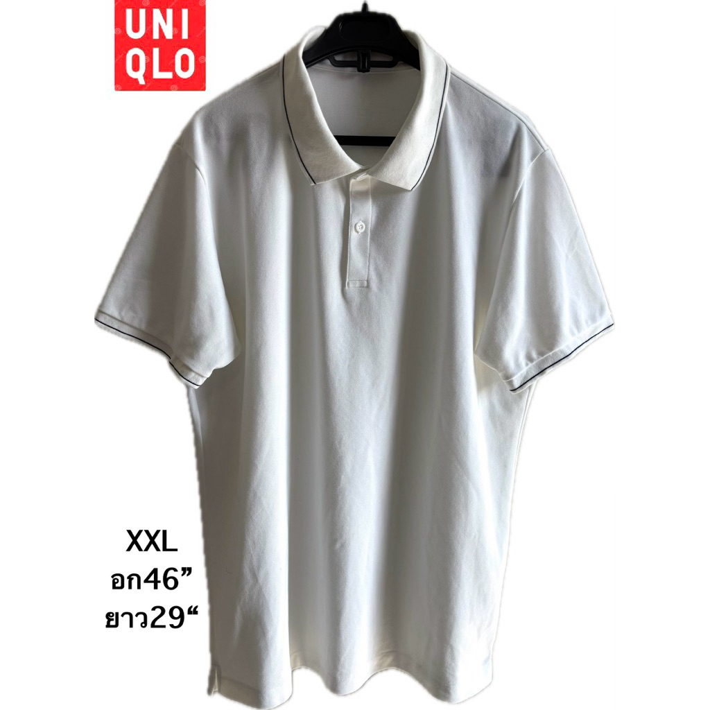 ปล ‼️มือสองขายตามสภาพ เสื้อคอปกกระดุม เสื้อโปโล GU FILA ยูนิโคล่ เสื้อโปโล UNIQLO