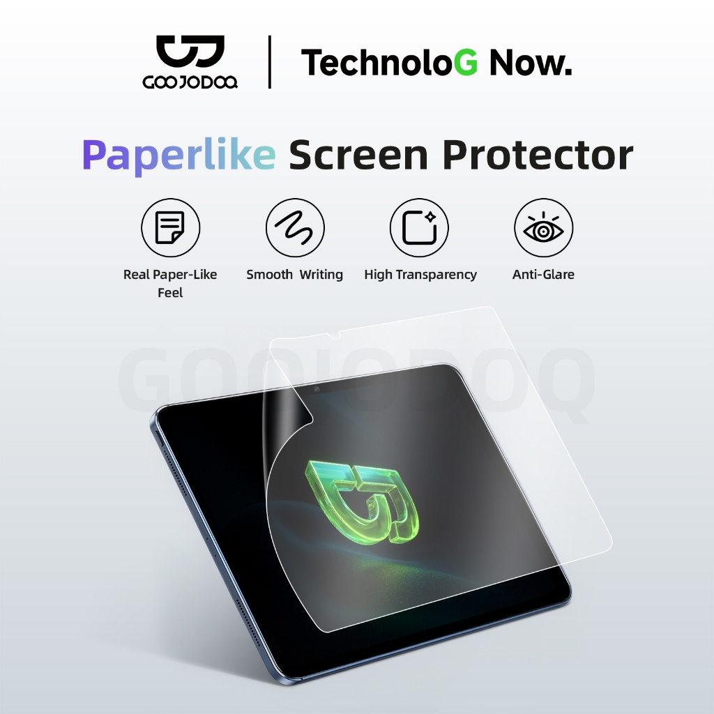 GOOJODOQ ฟิล์มคล้ายกระดาษ For Xiaomi Pad 5/6/7 pro Redmi Pad SE ผิวสัมผัสแบบด้าน ถนอมสายตา