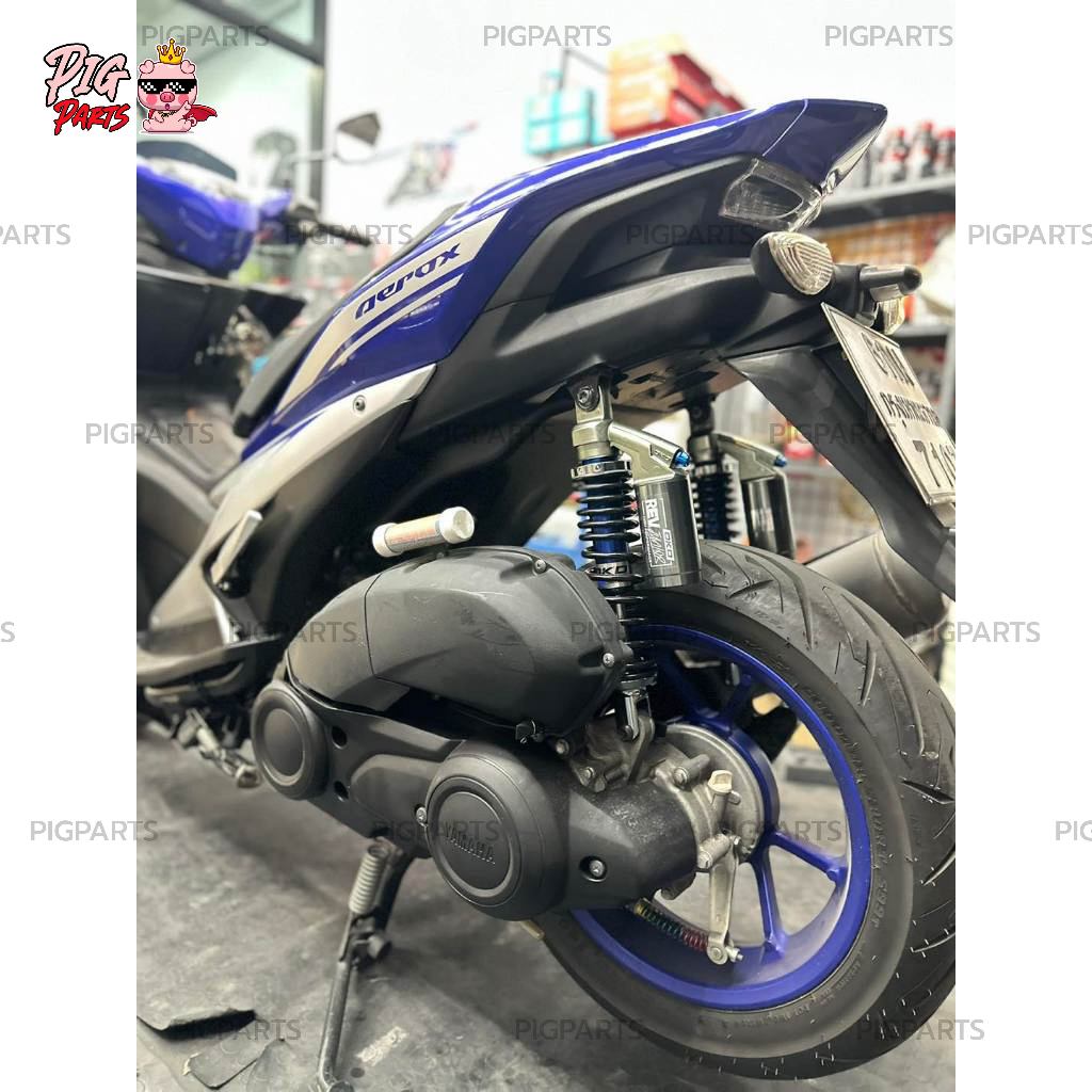 โช๊คหลังOKD (รุ่น Rev Junior  สำหรับ Aerox )  (เรฟ จูเนียร์)  โช๊คอัพ okd thailand โช๊คokd โช๊คokdแท้ okd/pigparts