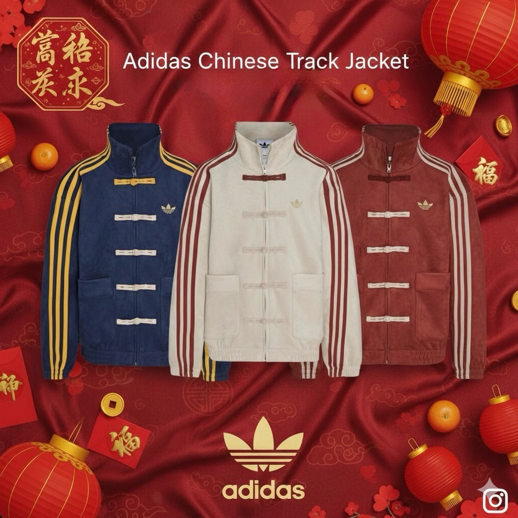 Adidas Chinese Track Jacket {พร้อมส่ง}