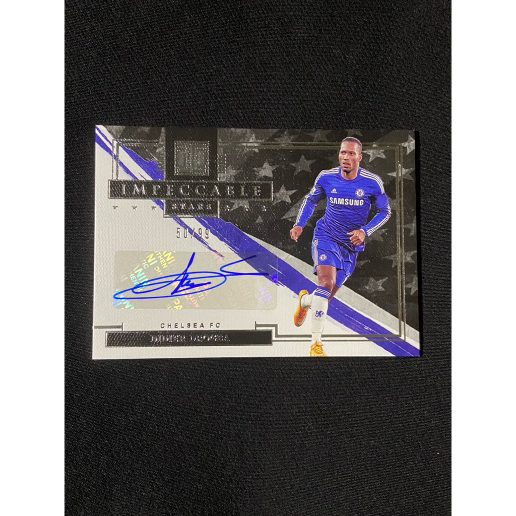 การ์ดลายเซ็นตำนานนักฟุตบอล Didier Drogba Autograph