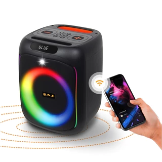 AJ ลำโพงบลูทูธ รุ่น X-65 60วัตต์ เชื่อมต่อ 2 ตัวได้ เบสเเน่น มีไฟ LED แถมไมค์ลอย รับประกัน 1 ปี