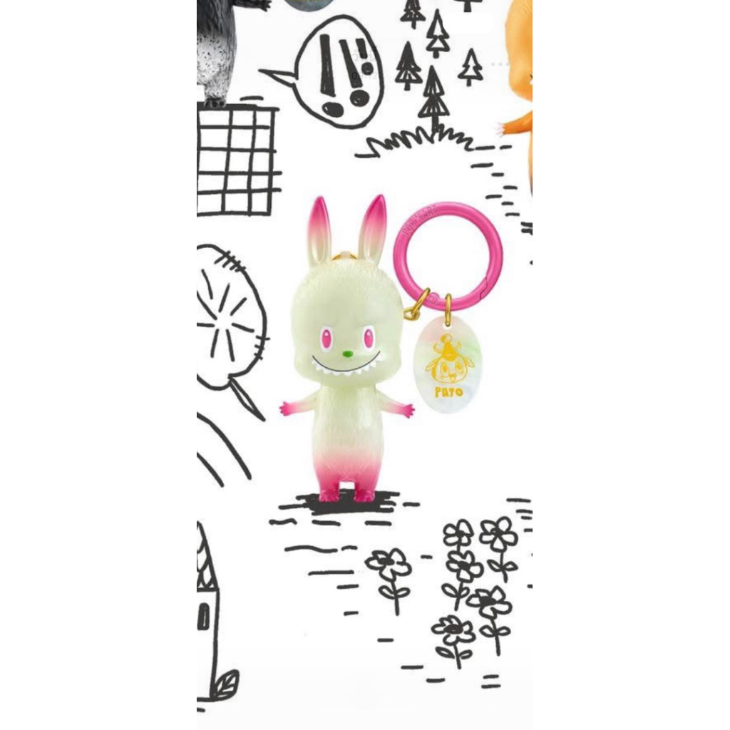 (พร้อมส่ง)The Monsters 10th Anniversary series Figures - Pato (เรืองแสง) สินค้าป้ายเหลืองระบุตัว