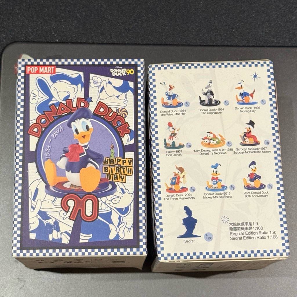 พร้อมส่ง✨ Popmart - Disney Donald Duck 90th Anniversary | แกะเช็คการ์ด✅