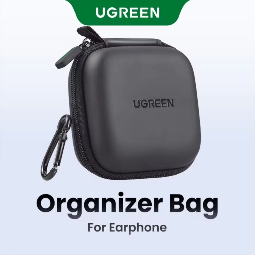 ของแท้💯 UGREEN กระเป๋าเคสใส่หูฟังอเนกประสงค์ เก็บสายเคเบิล USB การ์ดความจำ ขนาดมินิ กันน้ำ แข็งแรงคงทน พกพาสะดวก