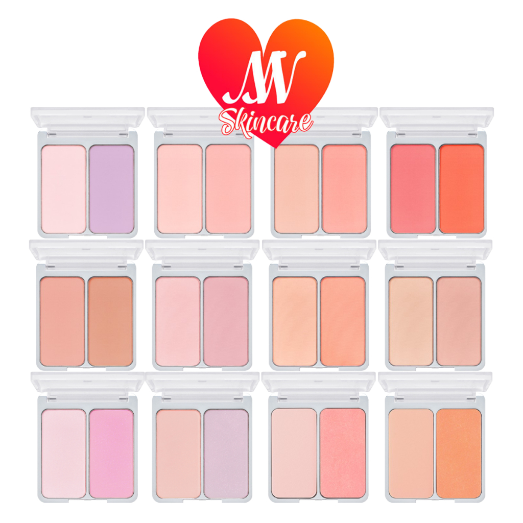 แท้✔ 2aN Dual Cheek #56 บลัชออนเนื้อฝุ่น แมตท์ ชิมมเมอร์/ Blur Fit Easy Brush แปรง ปัดแก้ม #VV