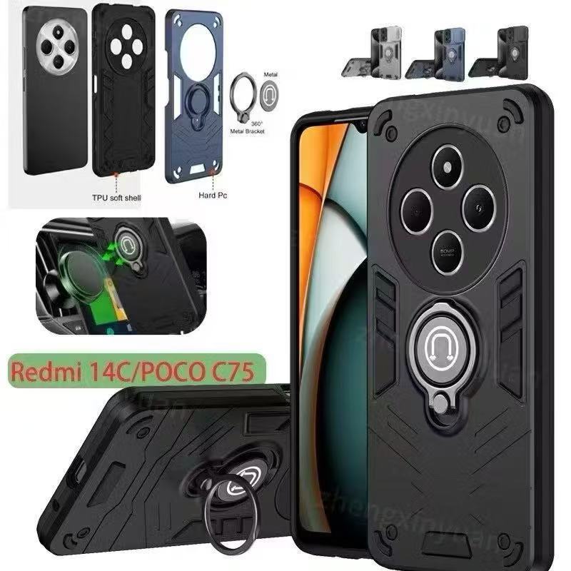 เคสสไลด์กล้อง สำหรับ Xiaomi Redmi14C / Poco C75 เคสกันกระแทก