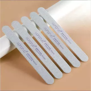 แยกขาย ตะไบบาง●บัฟขัดเงา HONGNUO Thin File●Shiner ทรงแคปซูล 180/240 grit ราคา/1ชิ้น พร้อมส่ง