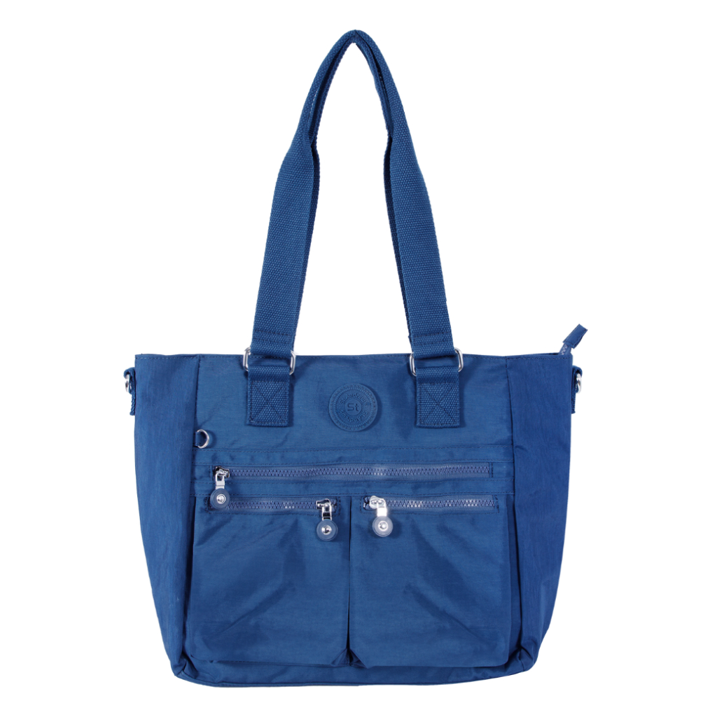 St.Andrews กระเป๋าทรง ToteBag + สายสะพายยาว รุ่น SSH0056 - สีน้ำเงิน