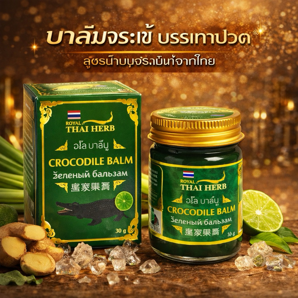 Royal Thai Herbบาล์มเขียว50กรัม