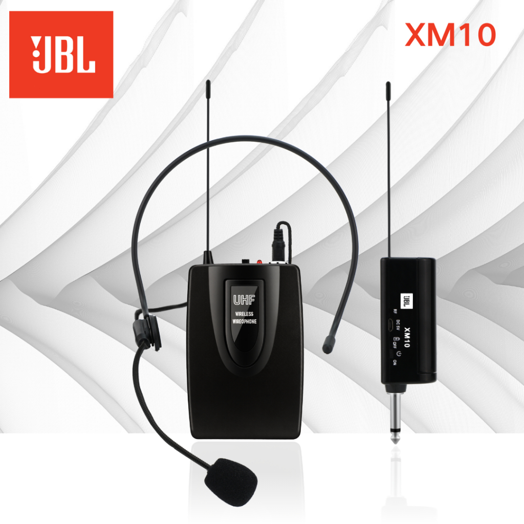 ไมโครโฟน ไมโครโฟนแบบมีสายติดศีรษะ รุ่น XM10 พร้อมสายคาดเอว พอร์ต 3.5 มม. สำหรับสอน/ประชุม/แสดงสด