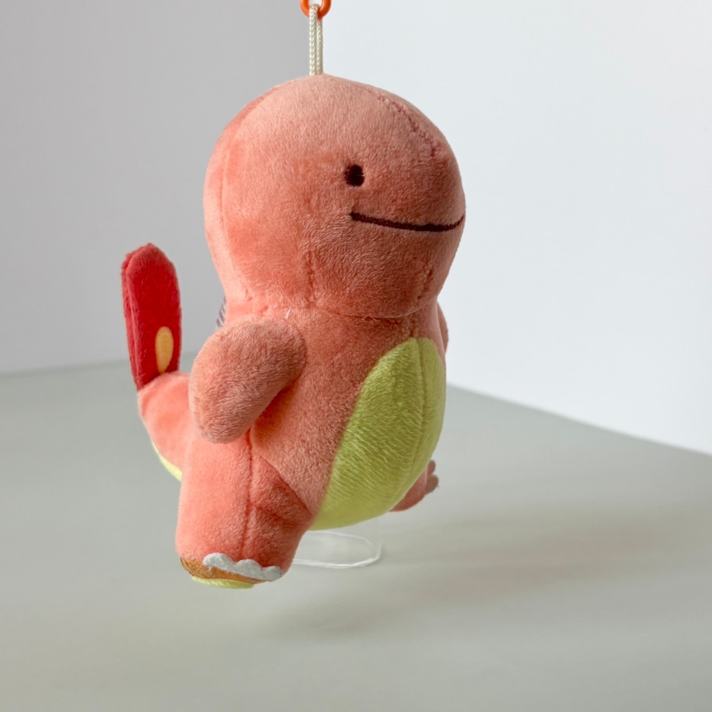 พวงกุญแจตุ๊กตา Pokémon Ditto as Charmander ลิขสิทธิ์ป้าย Pokemon Center