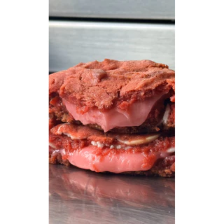 Oven Talk - คุกกี้สอดไส้ ( stuffed cookie ) เนื้อ หนา นุ่ม หนึบ