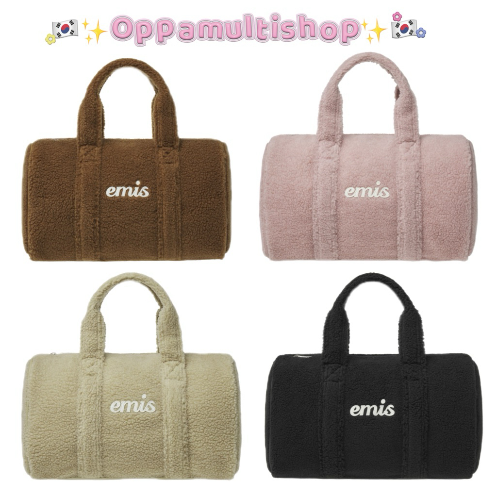 ✨🇰🇷 SHEARLING DUFFLE BAG- ✨🌈🇰🇷