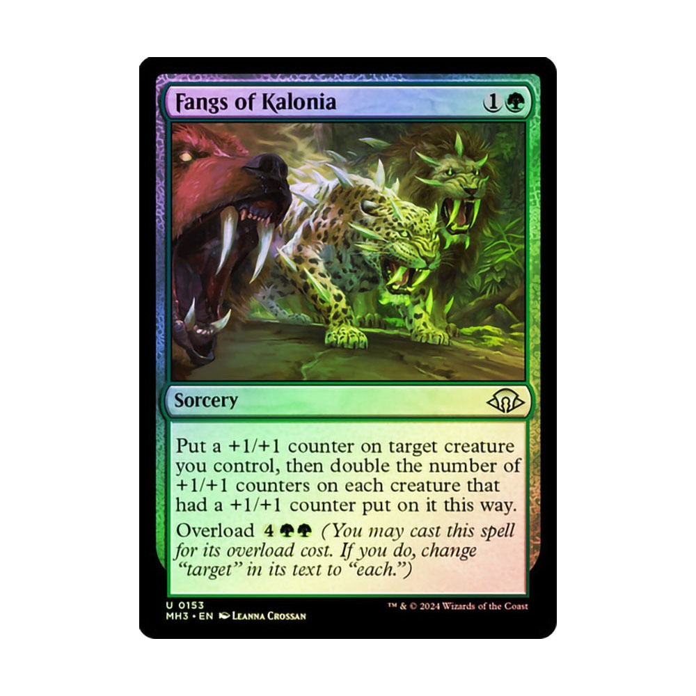 [MTG] Fangs of Kalonia [MH3] [GREEN] [U] - Magic the Gathering SINGLES