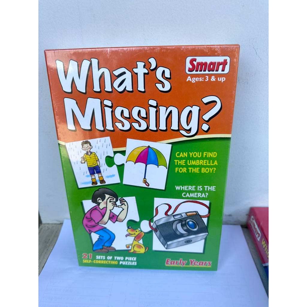 [พร้อมส่ง] Smart – What’s Missing?  เกมฝึกสังเกต “อะไรหายไป” เสริมทักษะการคิด เด็ก 3 ขวบ ฝึกสมอง ของเล่นเสริมพัฒนาการ