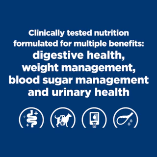 (370g.X12 กระป๋อง)Hill's Prescription Diet w/d Multi-Benefit Canned อาหารเปียกสุนัข สูตรรักษาโรคเบาหวานและลดน้ำหนัก