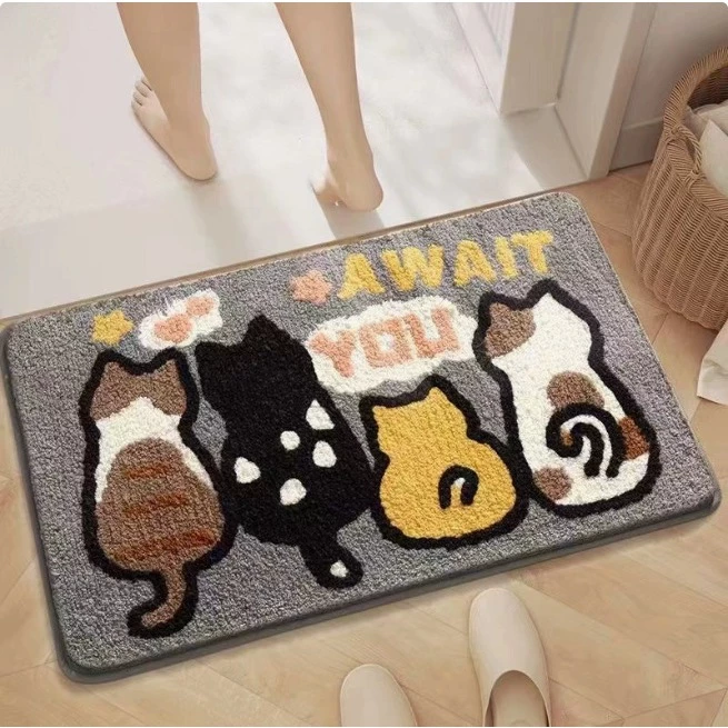 พรมเช็ดเท้าลายการ์ตูน น่ารัก พรมเช็ดเท้า ขนาด 40x60 cm. พรมอเนกประสงค์ พร้อมส่งนะคะ