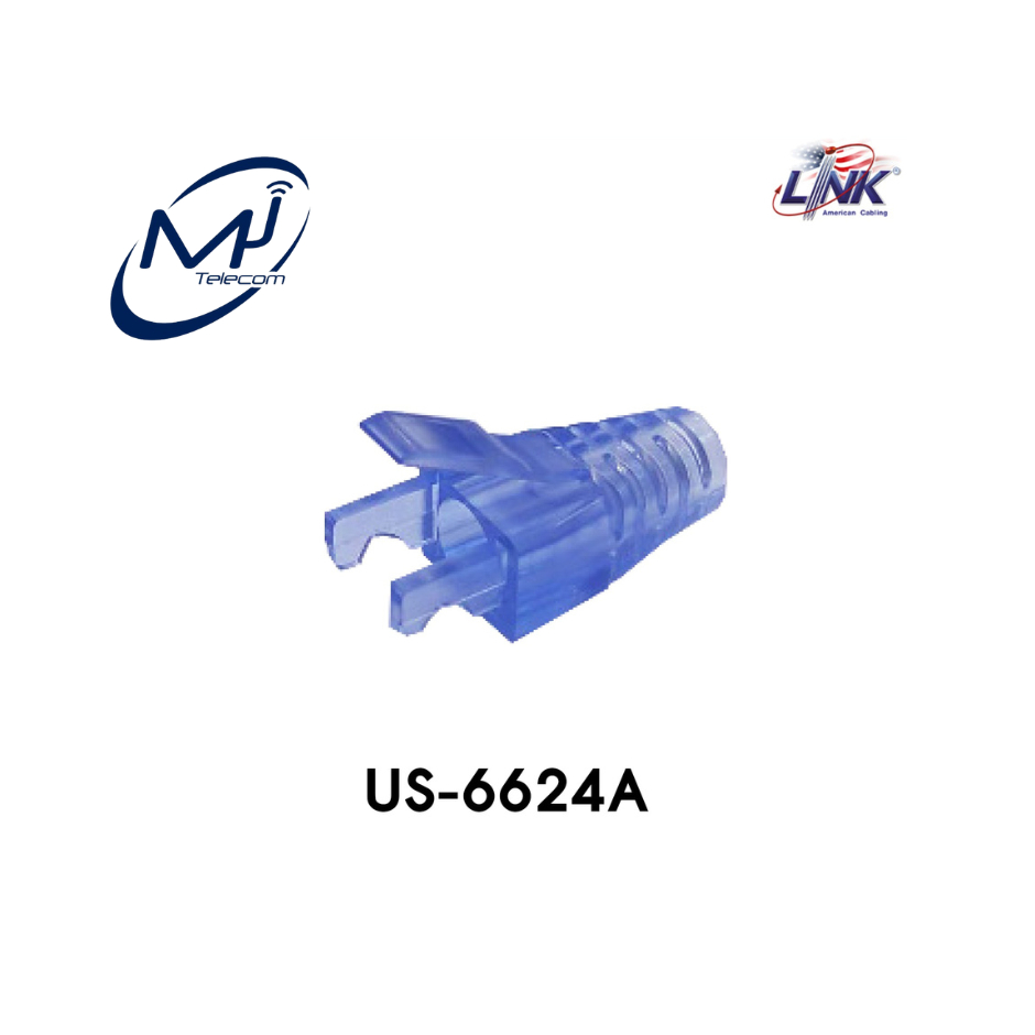 Plug Boots CAT6 LINK (US-6624A) 10/Pack "Blue"