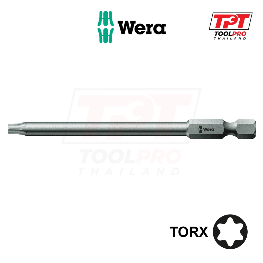 Wera ดอกไขควง 867/4 Z (Tough) TORX Bit, 89mm