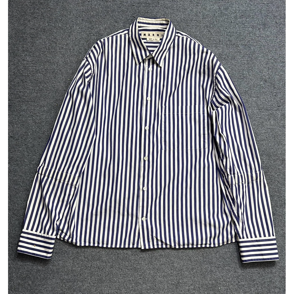stripe cotton shirt mar.. made in italy
