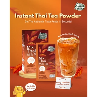 Café Amazon คาเฟ่ อเมซอน ชาไทยปรุงสำเร็จชนิดผง 1 กล่อง บรรจุ 5 ซอง (30g./ซอง)