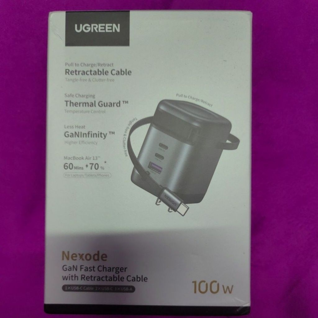 ugreen​gan​fast charger 100w