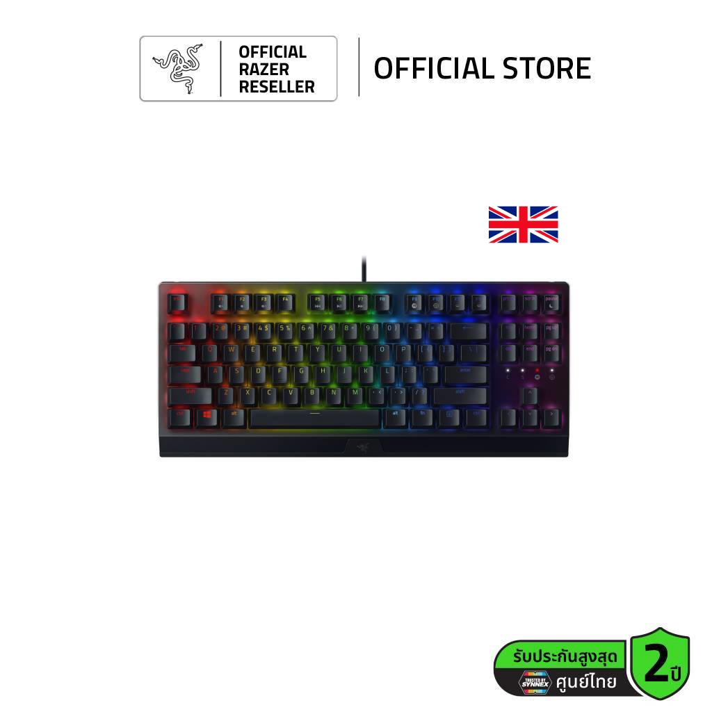 Razer Blackwidow V3 TKL - คีย์บอร์ดเกมมิ่ง Mechanical มาพร้อมไฟ RGB Razer Chroma™ (คีย์ EN)