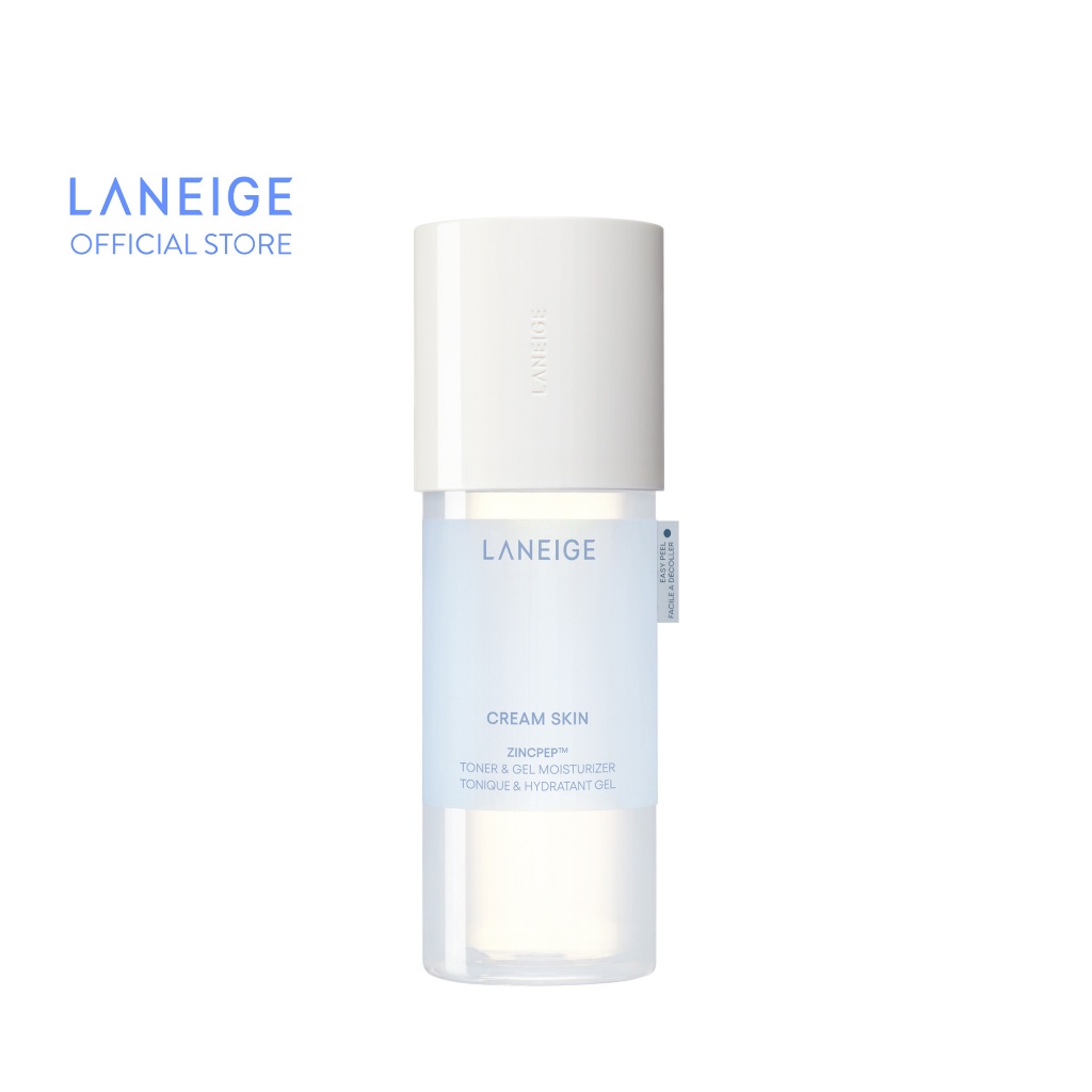 [3(2ทุ่ม) -4Apr ซื้อ 2 ขวดลด 40%] LANEIGE Cream Skin Cerapeptide Refiner 170ML และ ZINCPEP TONER & G