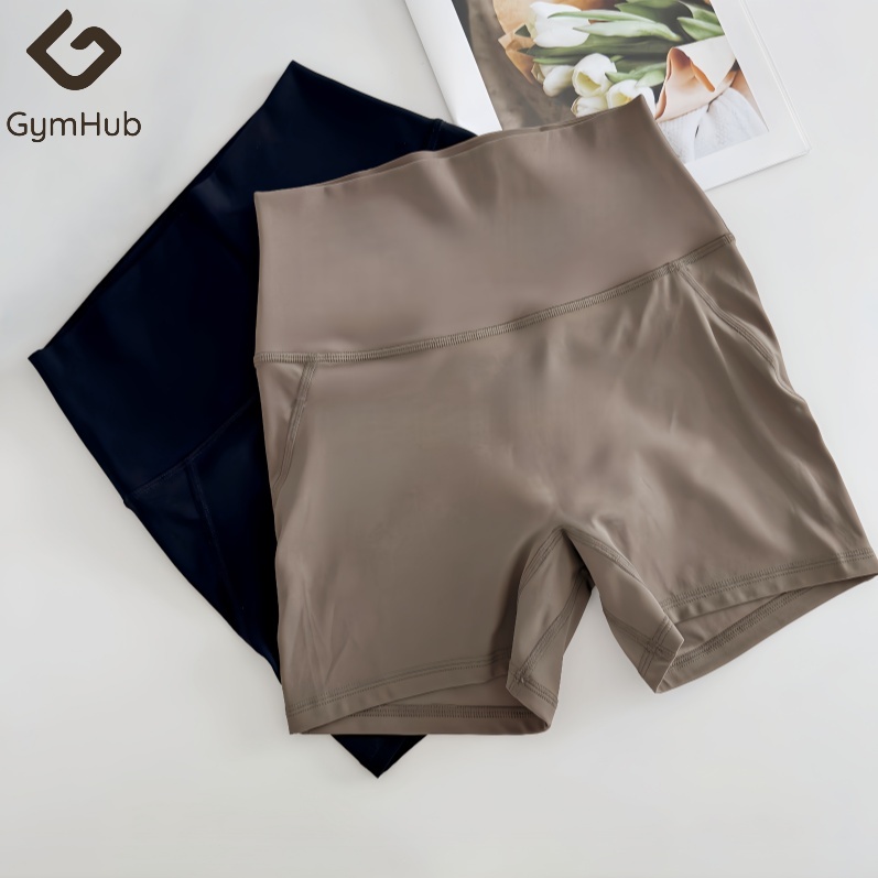 GymHub กางเกงกีฬาเสริมซิลูเอททรงก้นพีช เอวสูงยกกระชับ สวมใส่ได้หลายกิจกรรม ทั้งโยคะ วิ่ง และปั่นจักรยาน