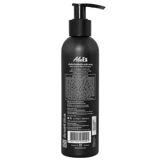 Aloex Black Shampoo (200 ml.) อโลเอ็กซ์ แชมพูดำลดผมร่วง สำหรับผมแห้ง
