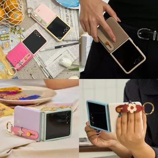 (ZFlip7) MUSE 3Tone Hand Strap Phone Case