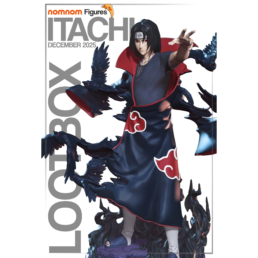 Uchiha Itachi  Naruto Shippuden Resin Statue (ทำสี,ไม่ทำสี)