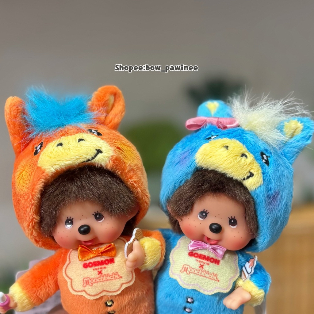 [📌เก็บโค้ดส่วนลดก่อนนะคะ] พวงกุญแจน้องม้าม่อนชิชิ Goemon Yufuin x Monchhichi Limited edition ของแท้ 