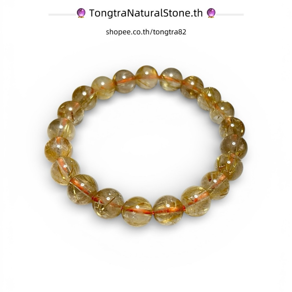 หินไหมทอง (Golden Rutilated Quartz)"พลังในการเรียกเงินเรียกทอง นำพาโชคลาภ ทรัพย์สิน"