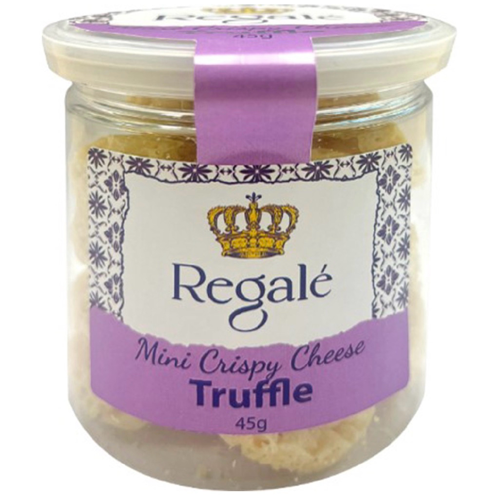 Regale Crispy Parmesan Cheese Truffle/Rosemary/Oregano/Classic 6x60g/Mini 45g ชีสพาเมซานอบกรอบโรสแมรี่ ออริกาโน่ คลาสสิค ราคาถูก Shopee Lazada