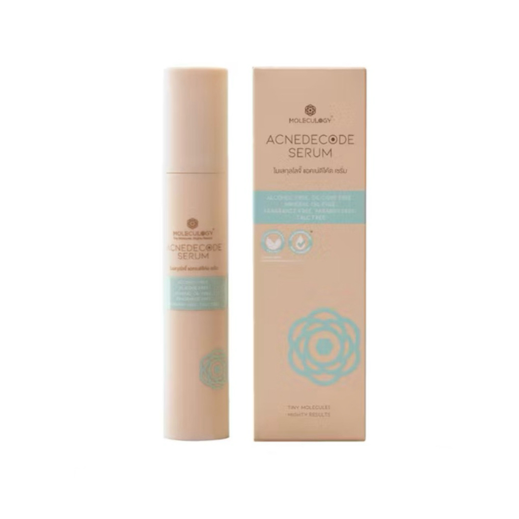 Moleculogy AcneDecode Serum เซรั่มแก้ปัญหาสิวสูตรเข้มข้น เนื้อสัมผัสบางเบา ปริมาณ 50 มล.