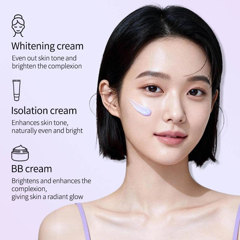 ไพรเมอร์ ไวท์เทนนิ่งคอนซีลเลอร์ กันเหงื่อครีม 50g ให้ความ ชุ่มชื้น ผิวเรียบเนียน ปรับผิวกระจ่างใส - รูปที่ 4