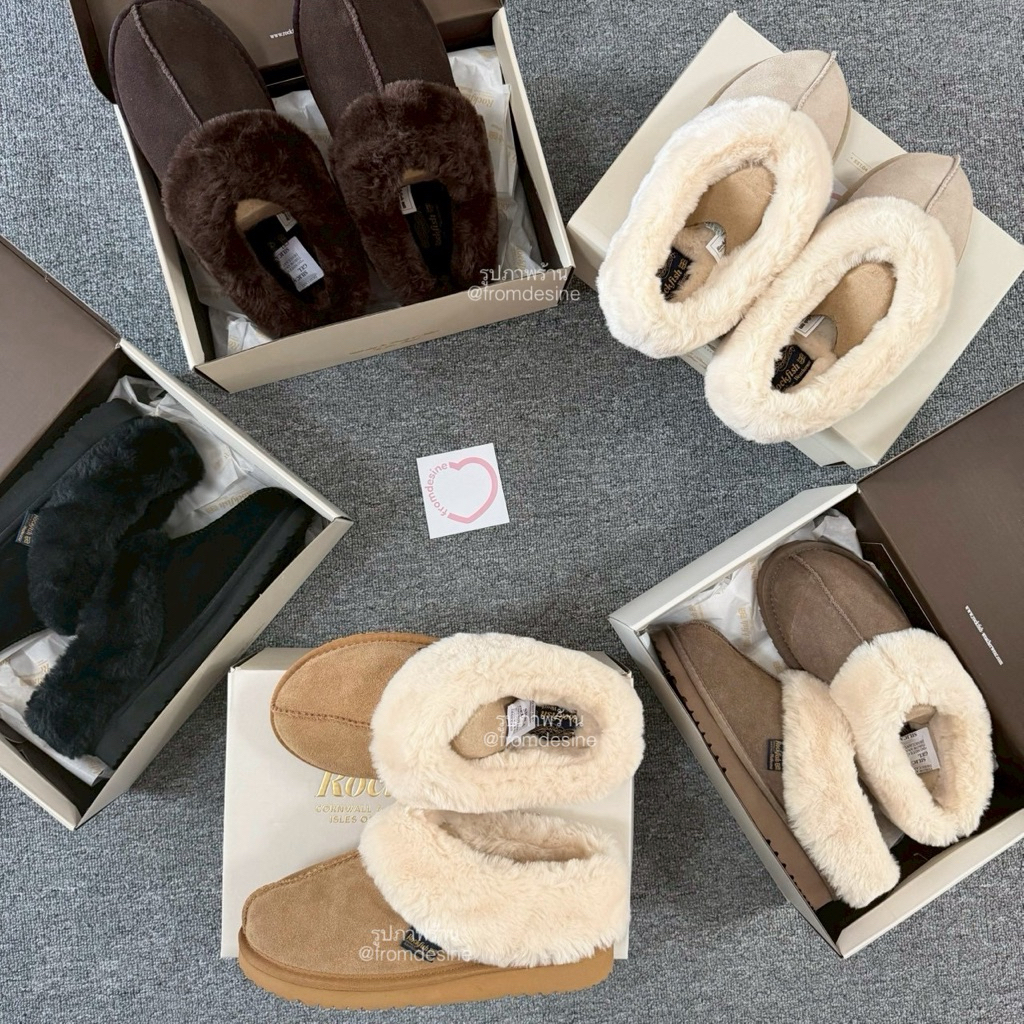 [ พร้อมส่ง ] รองเท้า ROCKFISH ORIGINAL WINTER FUR MULE
