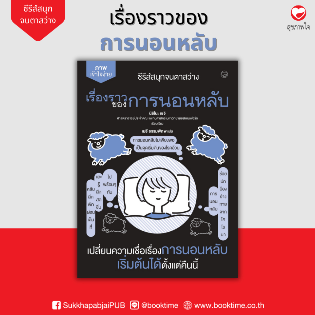 หนังสือ เรื่องราวของการนอนหลับ ผู้เขียน: นิชิโนะ เซจิ สำนักพิมพ์ สุขภาพใจ ฮาวทู สุขภาพ การดูแลร่างกาย